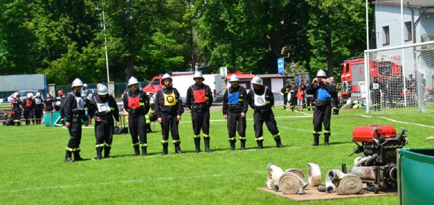 Międzygminne zawody strażackie w Cieszynie, 8 czerwca 2019 r.